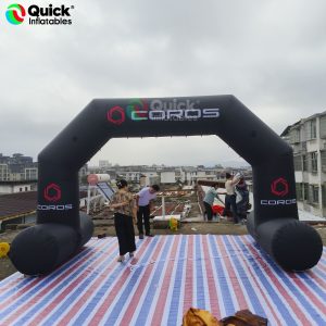 inflatable arch with beam