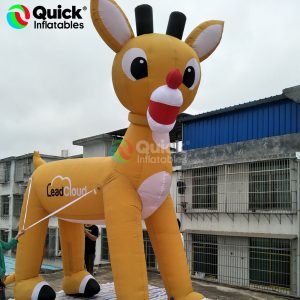 inflatable reindeer
