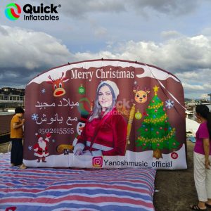 inflatable background wall