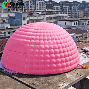 Inflatable Pink Dome Tent