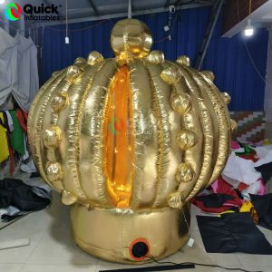 inflatable golden crown