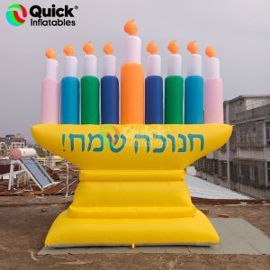 Inflatable Hanukkah Candles