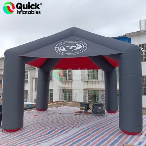 inflatable tent with peak top
