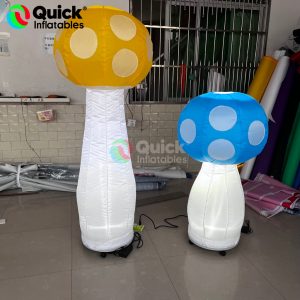 small inflatable mushroom