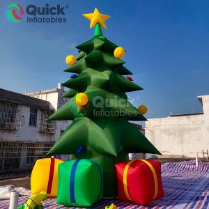 Giant Simple Christmas Tree Inflatable Model Blow-up Christmas Tree for Holiday/Yard/Party Decorations