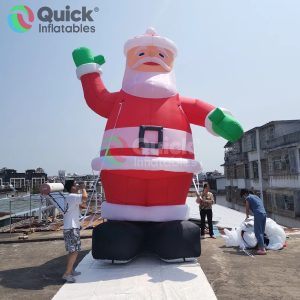 Christmas Outdoor Decorations Giant Inflatable Santa Claus for Yard or Party Decoration