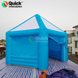giant inflatable tent with peak top
