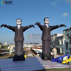 5m Tall Giant Inflatable Frankenstein Statue – Lightweight Oxford Fabric, Spooky Halloween Party & Event Decoration