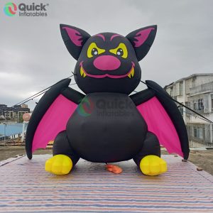 4m High Inflatable Bat Vampire for Party Prop, Halloween Outdoor Yard Decoration