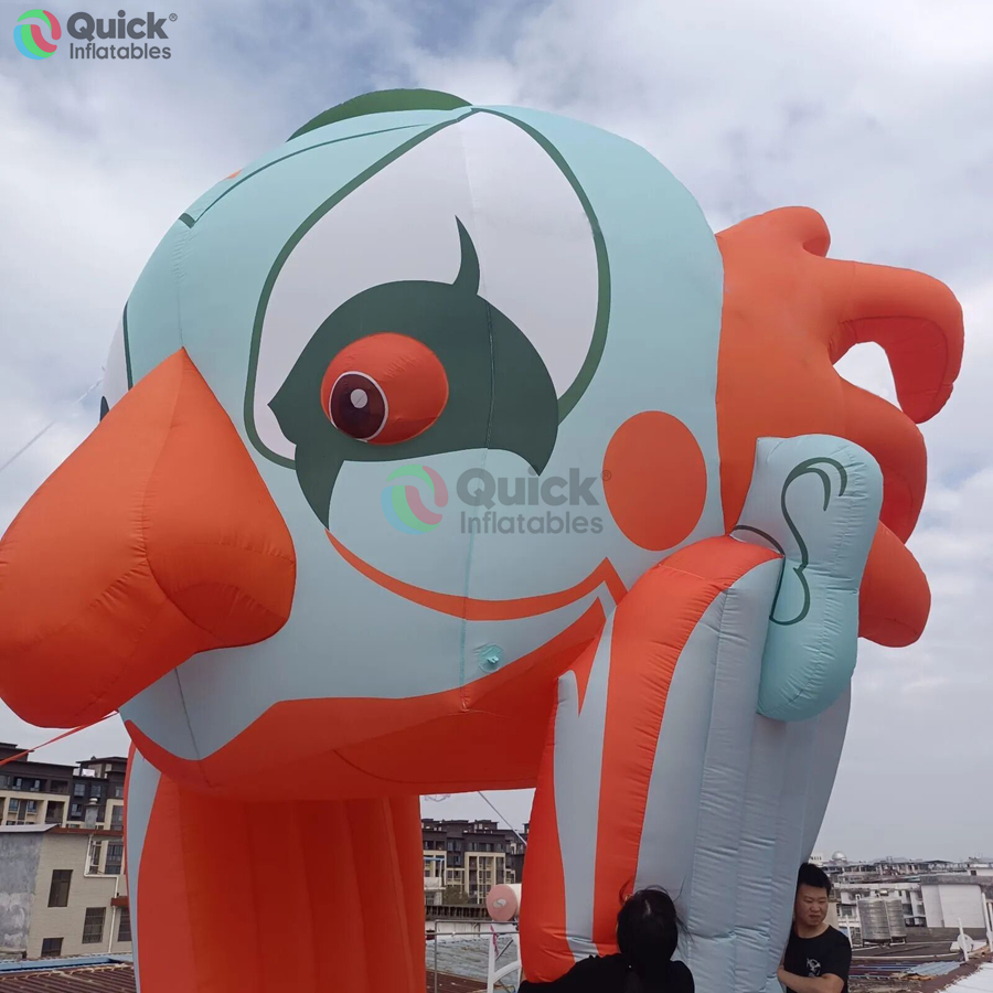 Customizable Logo and Colorful Inflatable Skull Mask Arch with Blower, Halloween Inflatable Balloon Entrance Decoration - Image 4