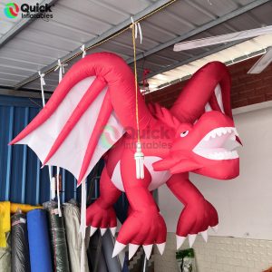 ​Inflatable Red Hanging Dragon – Durable Oxford Cloth with Blower for Festival Decor & Event Displays​