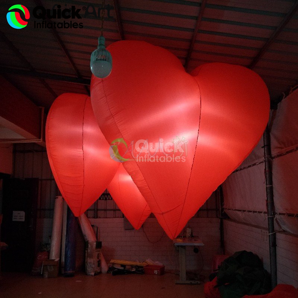 Inflatable Red Heart