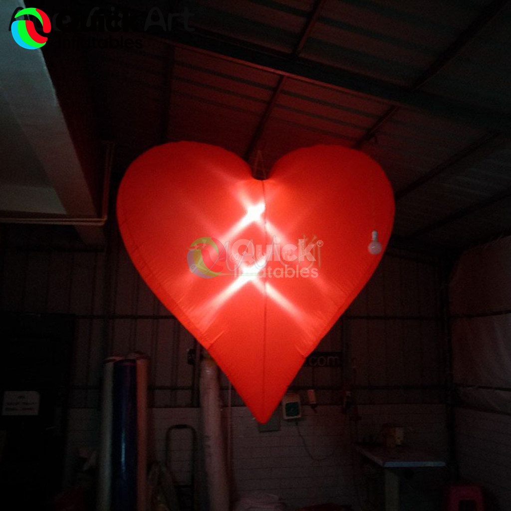 Inflatable Red Heart