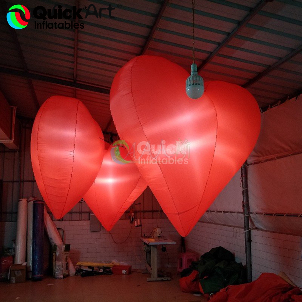 Inflatable Red Heart