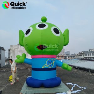 Inflatable Three Eyed Alien