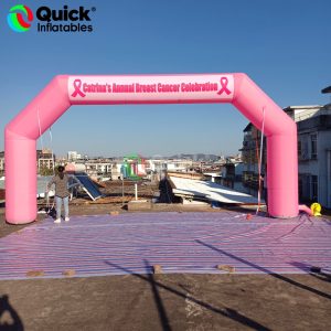 Pink Inflatable Arch