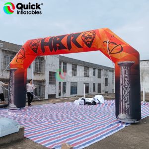 Inflatable Velcro Arch with Custom Logo for Events, Advertising 6m*3.3m Inflatable Event Arch for Brand Promotions