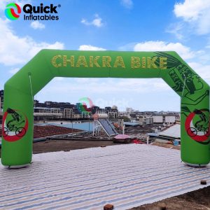 inflatable green arch