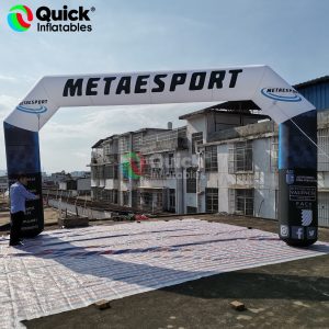 Black Inflatable Arch