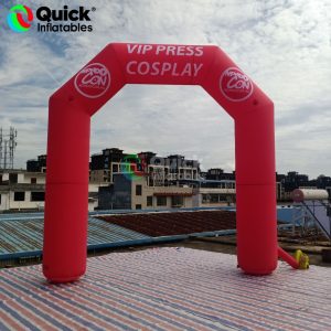 Inflatable arch