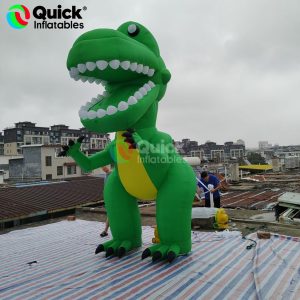 inflatable dinosaur