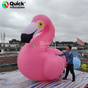 inflatable flamingo
