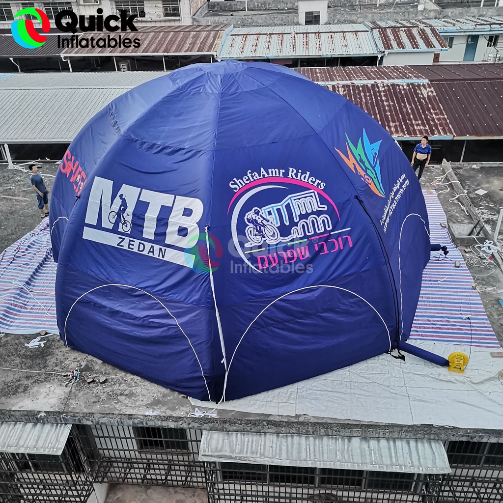 Blue Inflatable Spider Tent
