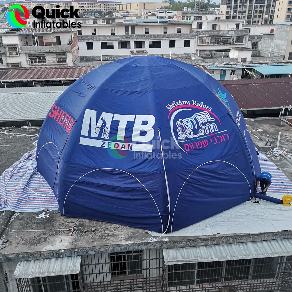 Blue Inflatable Spider Tent