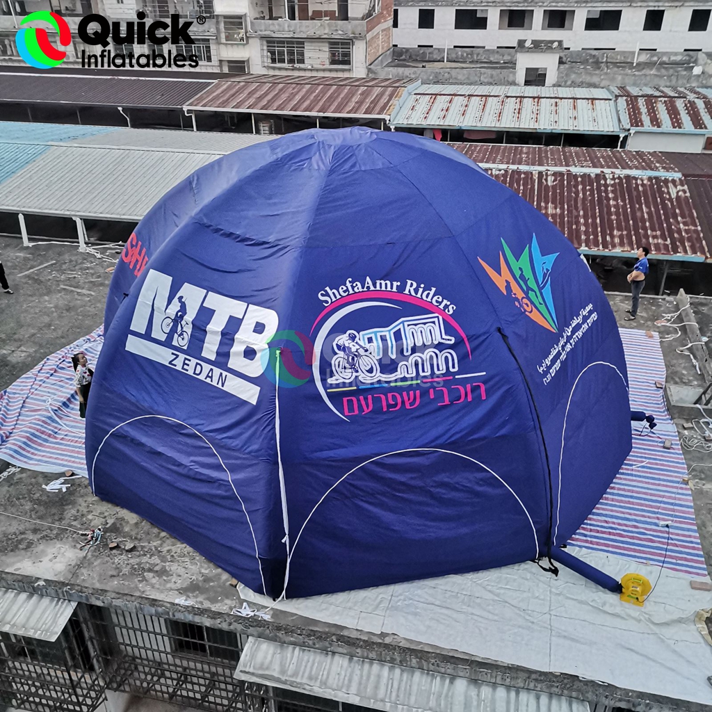 Blue Inflatable Spider Tent