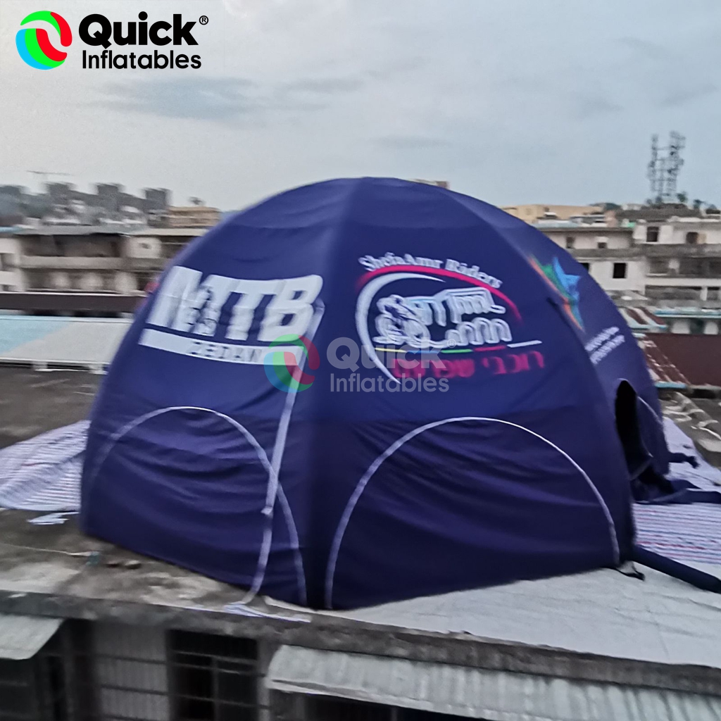 Blue Inflatable Spider Tent