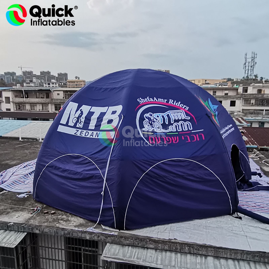 Blue Inflatable Spider Tent