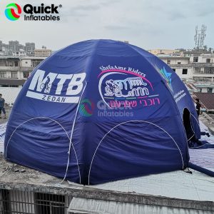 Blue Inflatable Spider Tent