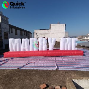 Inflatable Marry Me Letters