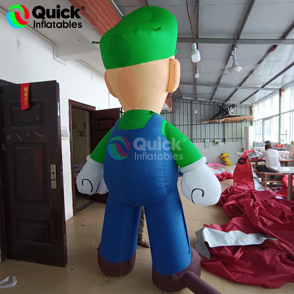 Inflatable Luigi Cartoon