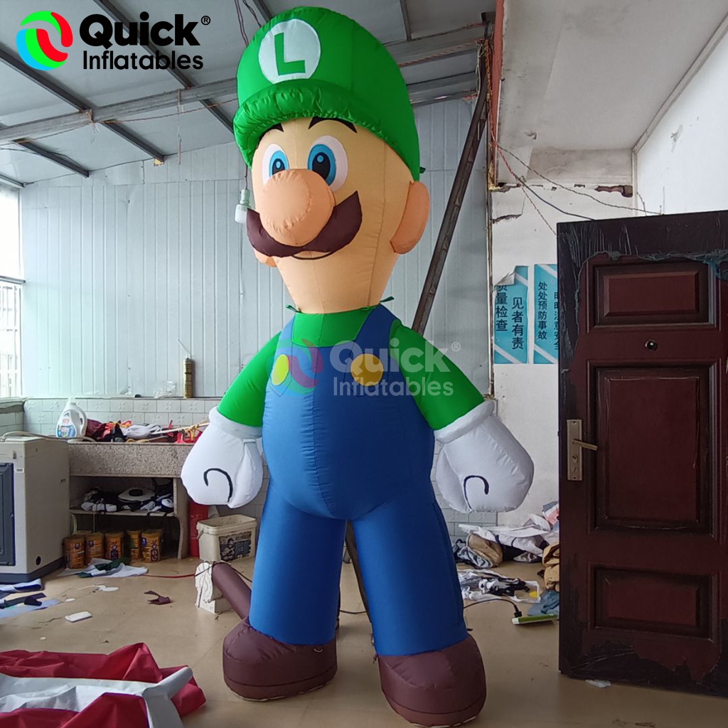 Inflatable Luigi Cartoon
