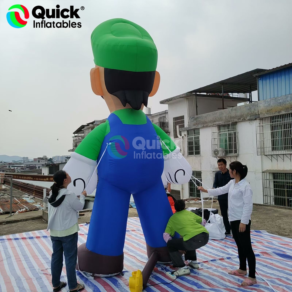 Inflatable Luigi