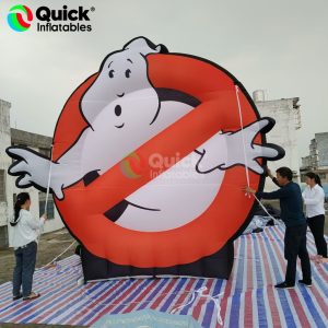 inflatable marshmallow man logo