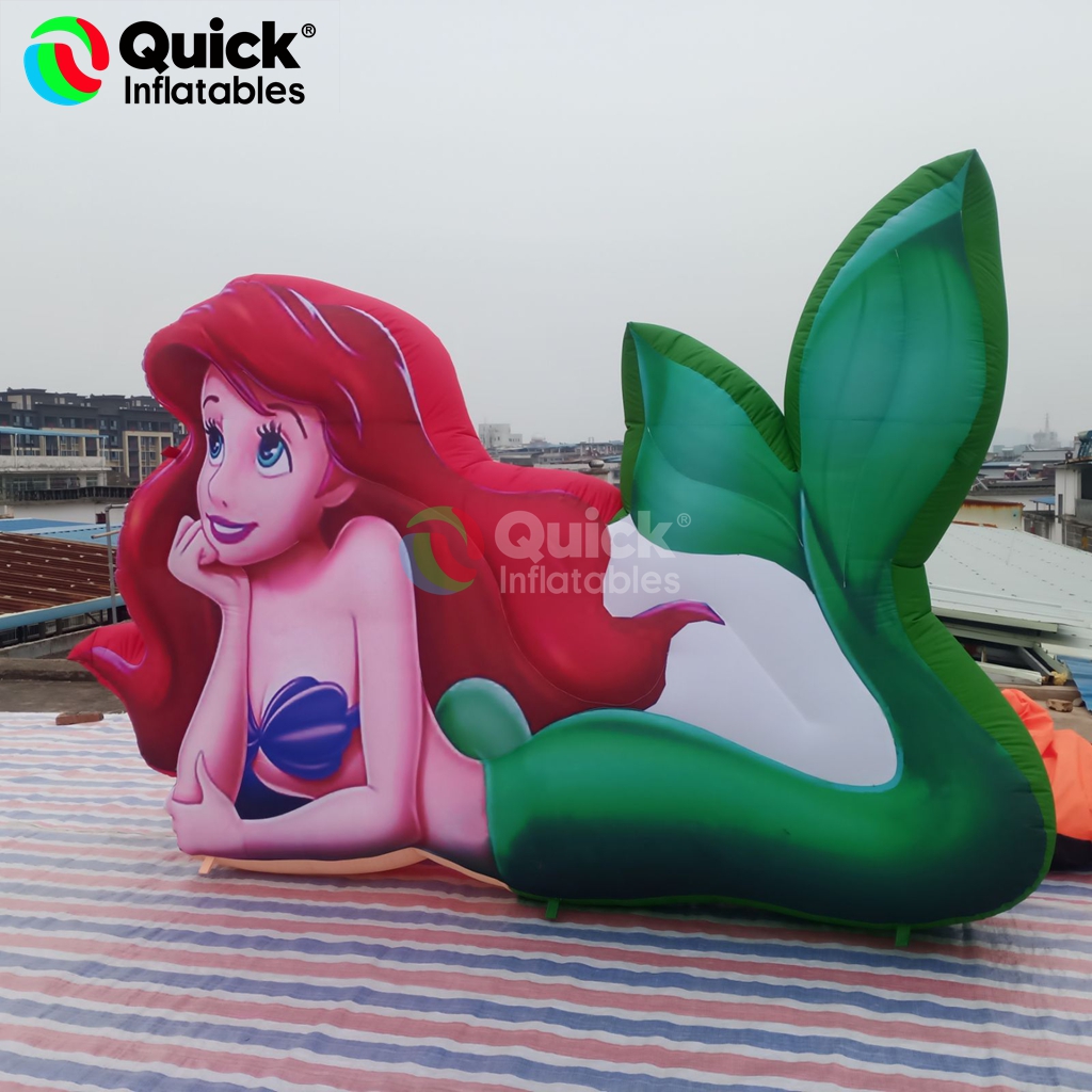 inflatable mermaid