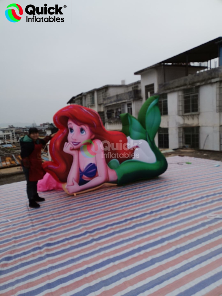 inflatable mermaid