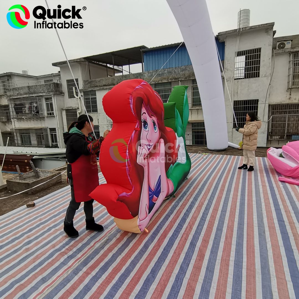 inflatable mermaid
