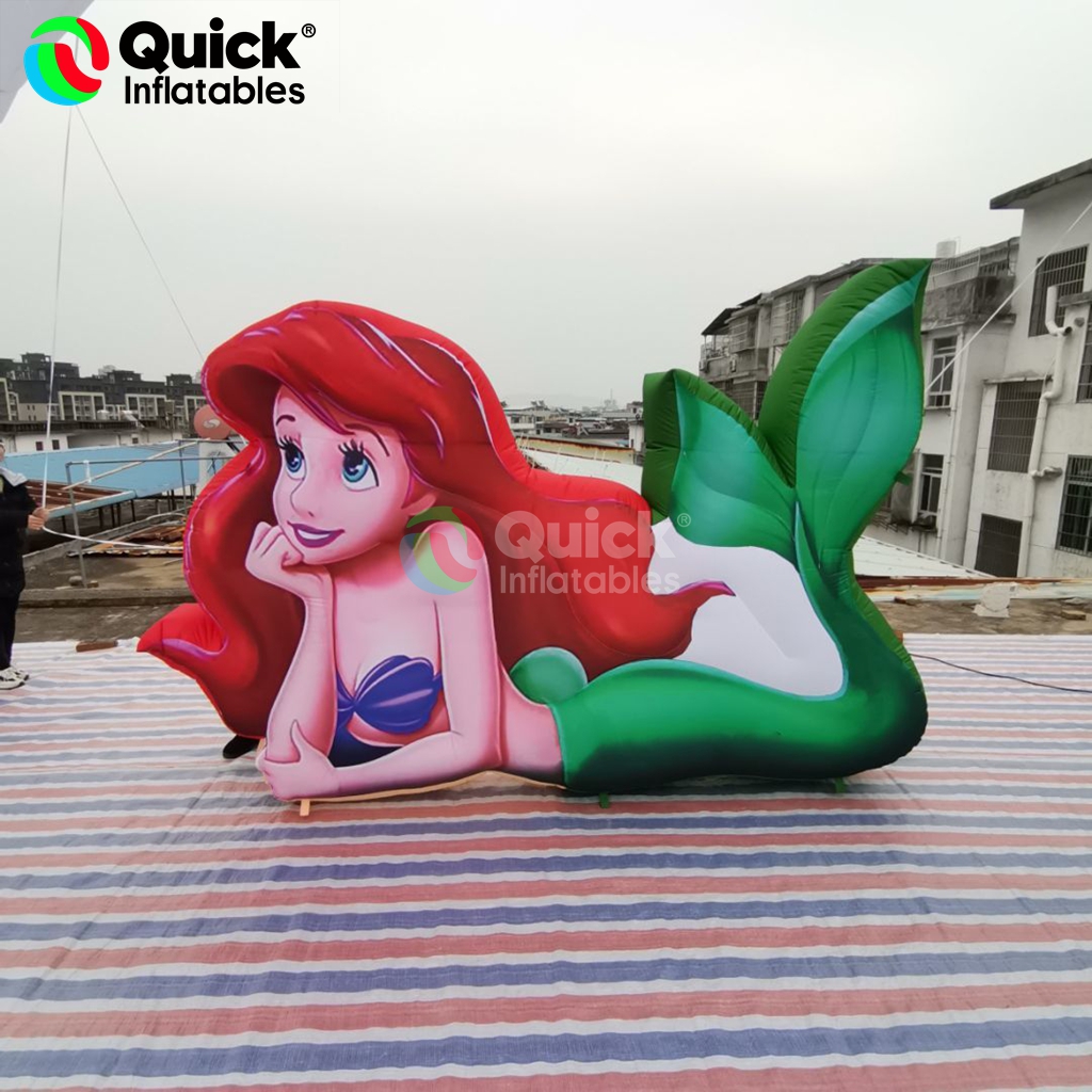 inflatable mermaid