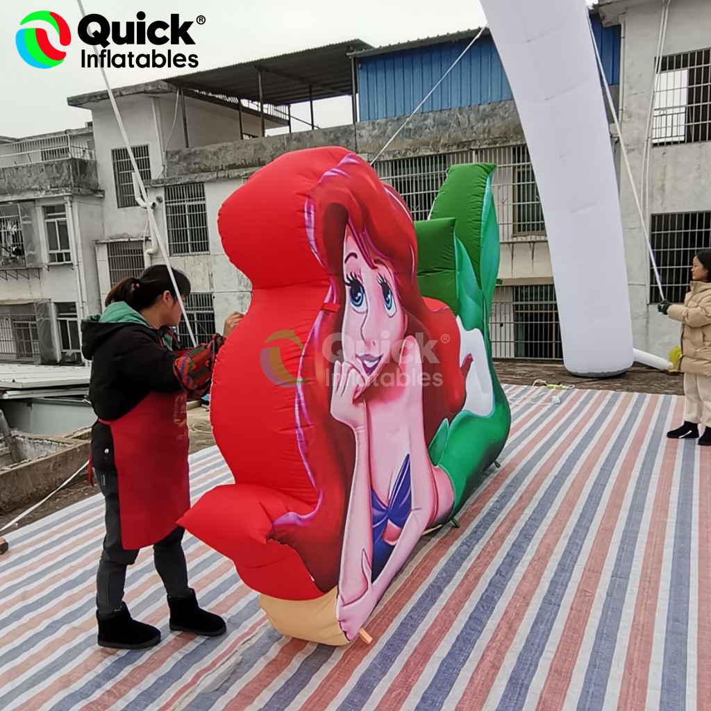 inflatable mermaid