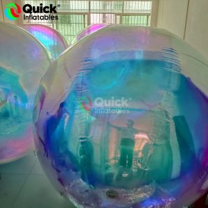 Inflatable mirror balls