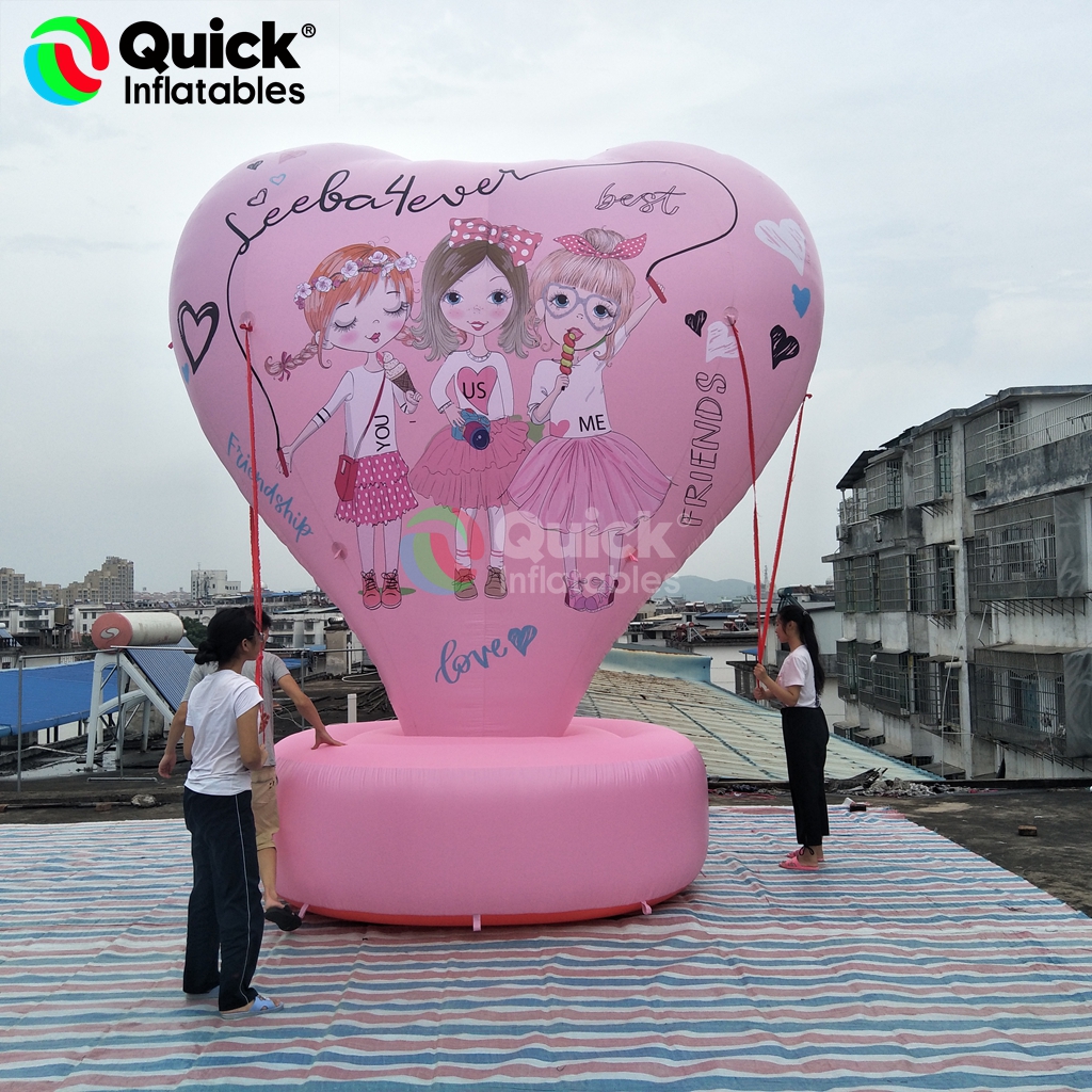 Pink Inflatable Heart
