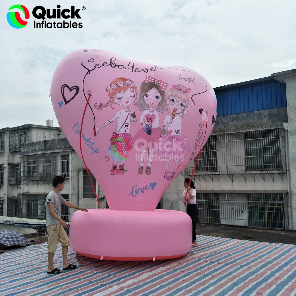 Pink Inflatable Heart