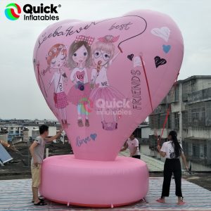 Pink Inflatable Heart