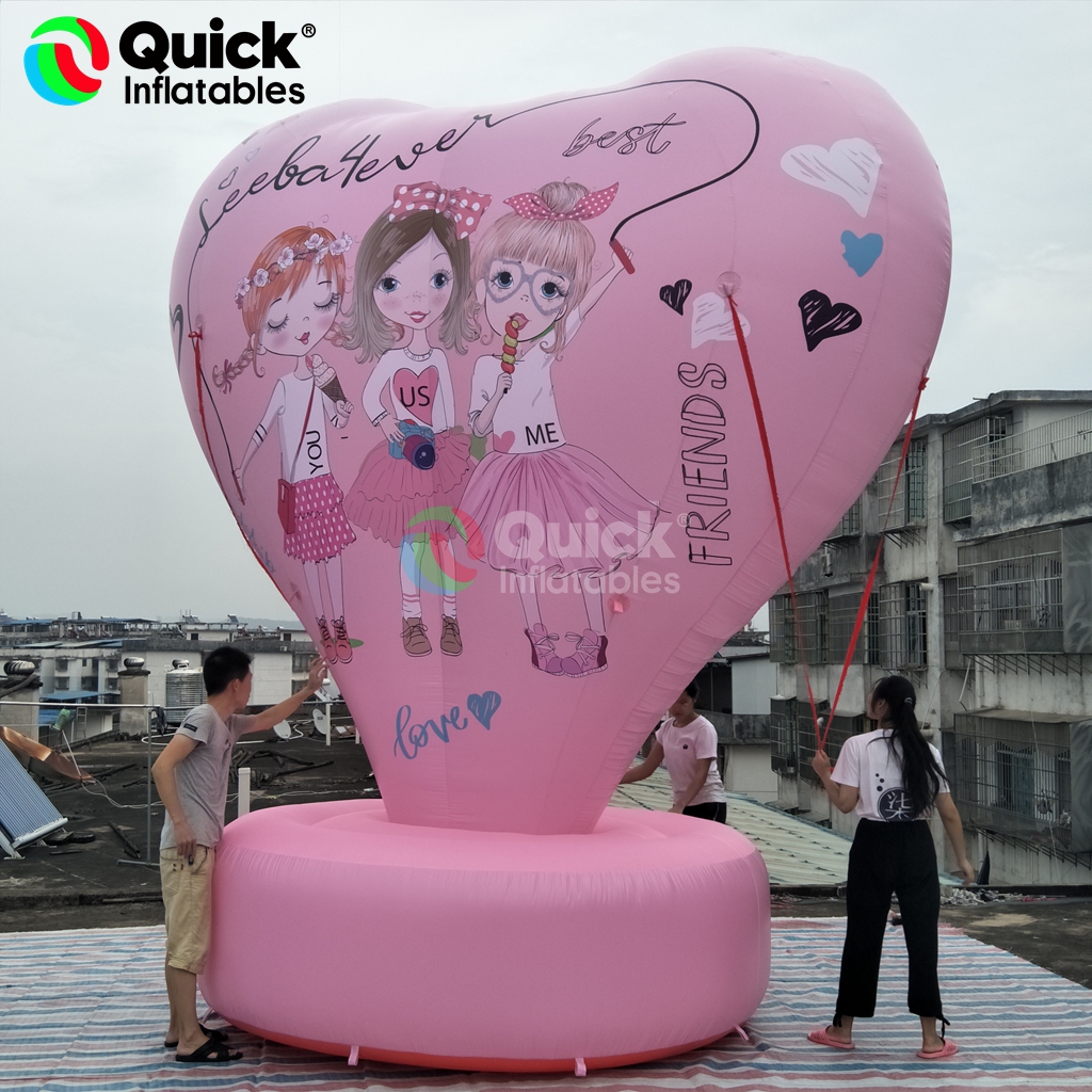 Pink Inflatable Heart