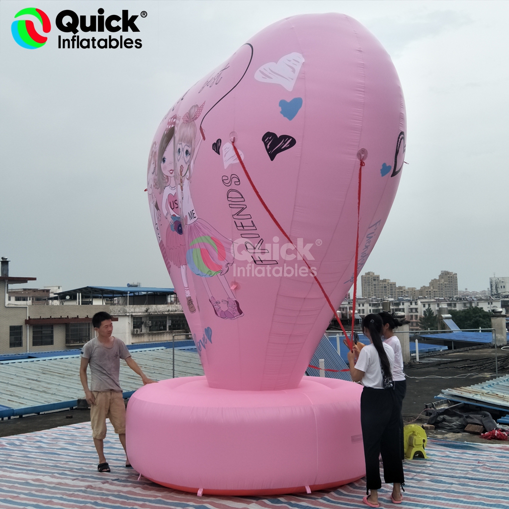 Pink Inflatable Heart