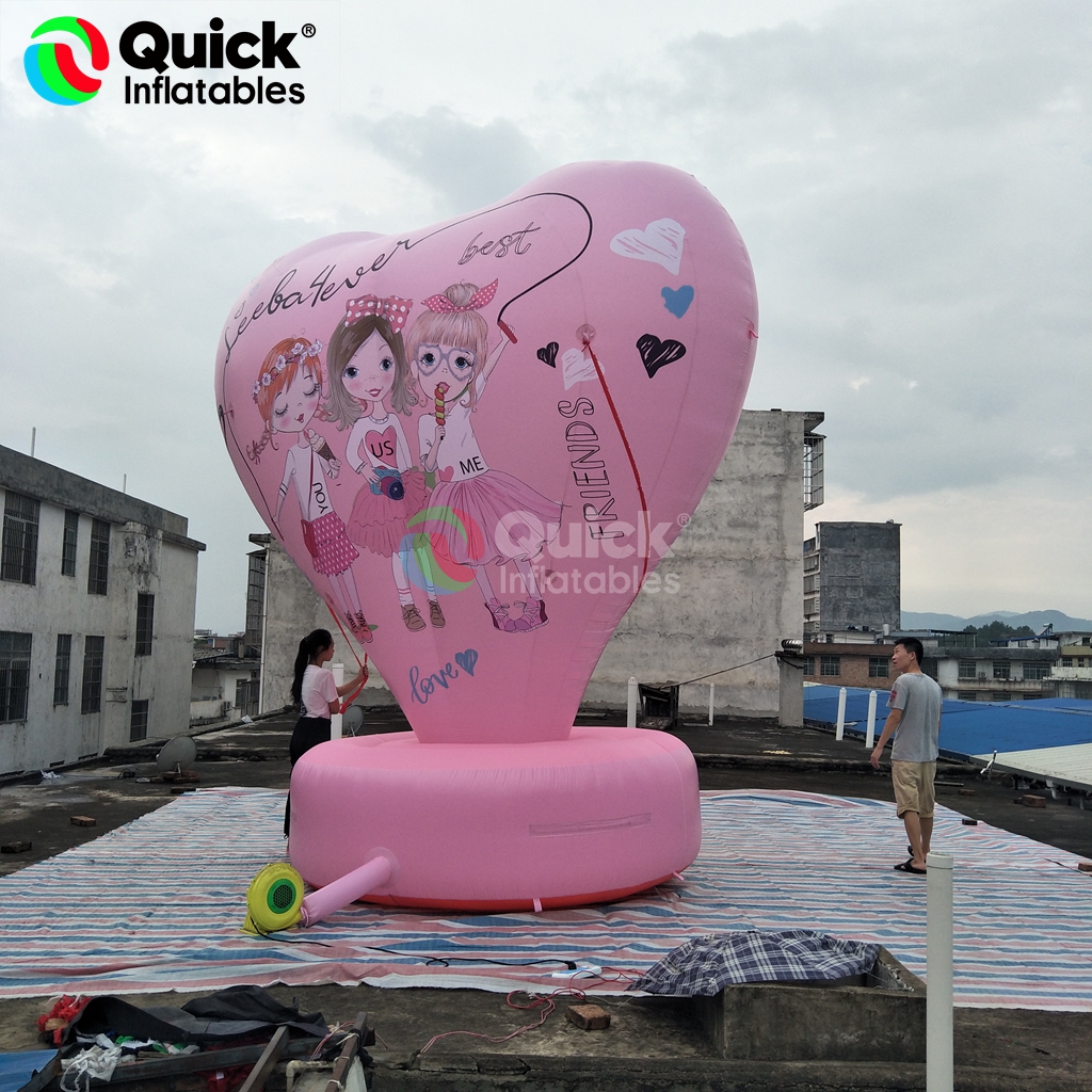Pink Inflatable Heart