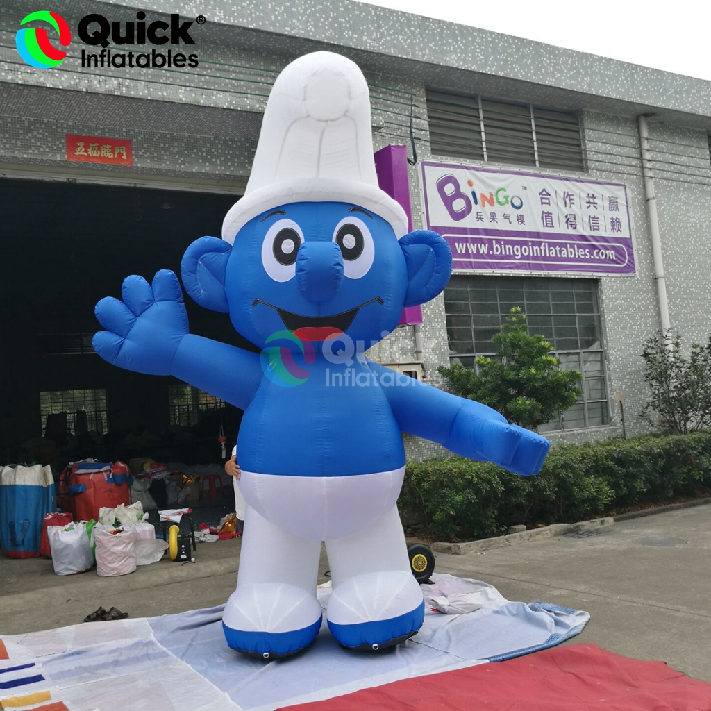 Inflatable Smurf